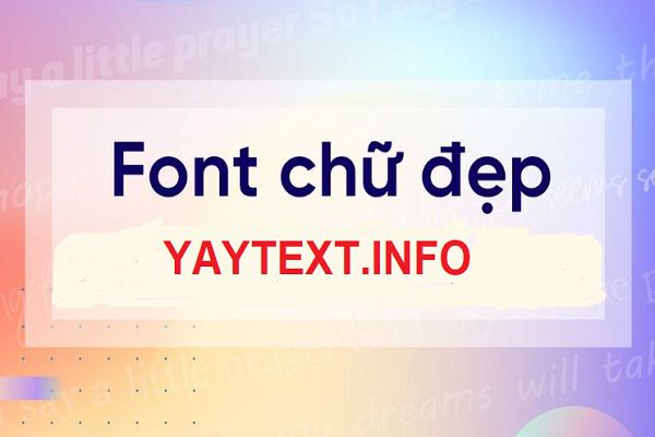 font-chu-dep